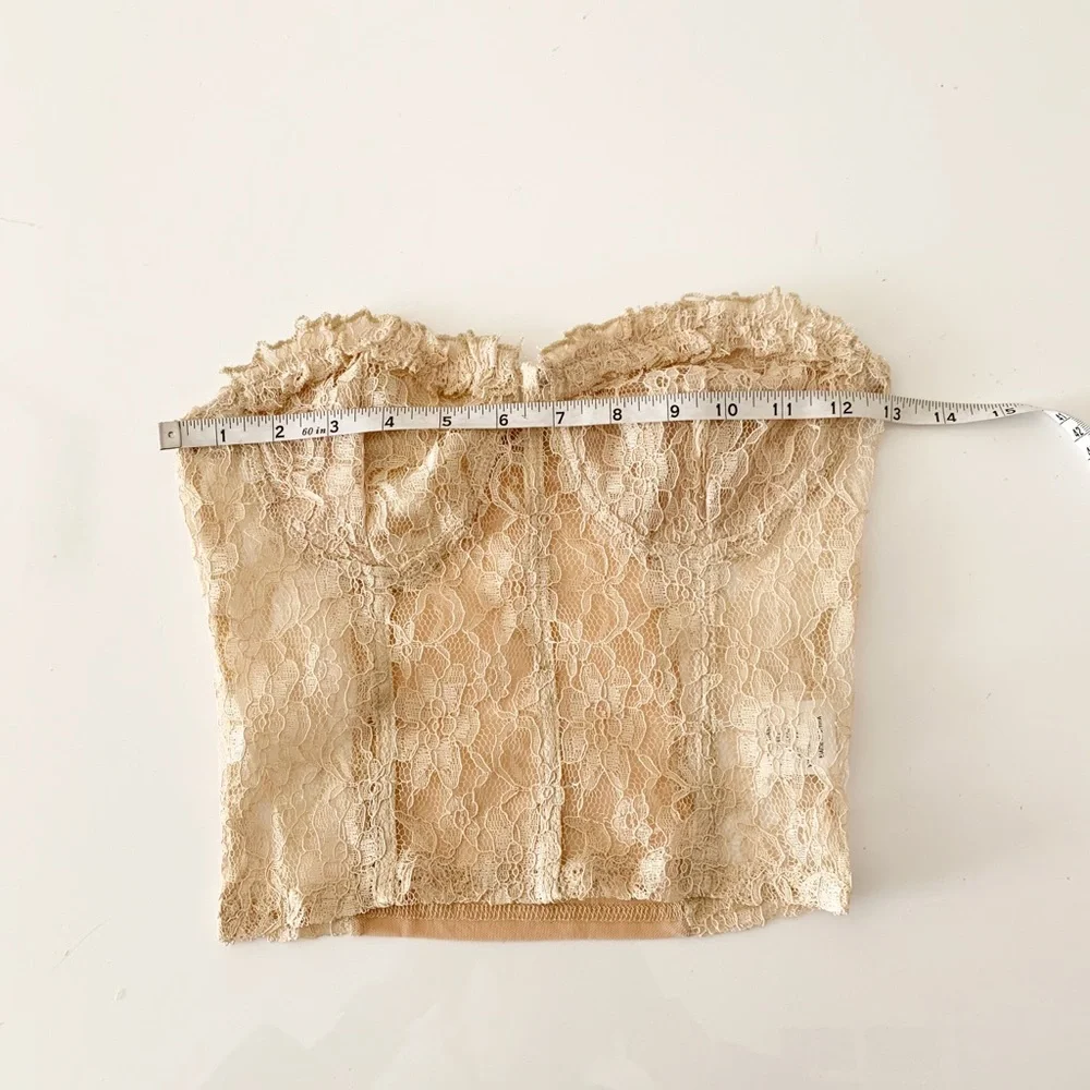 Lace Mesh Corset Top - Picture 13 of 15